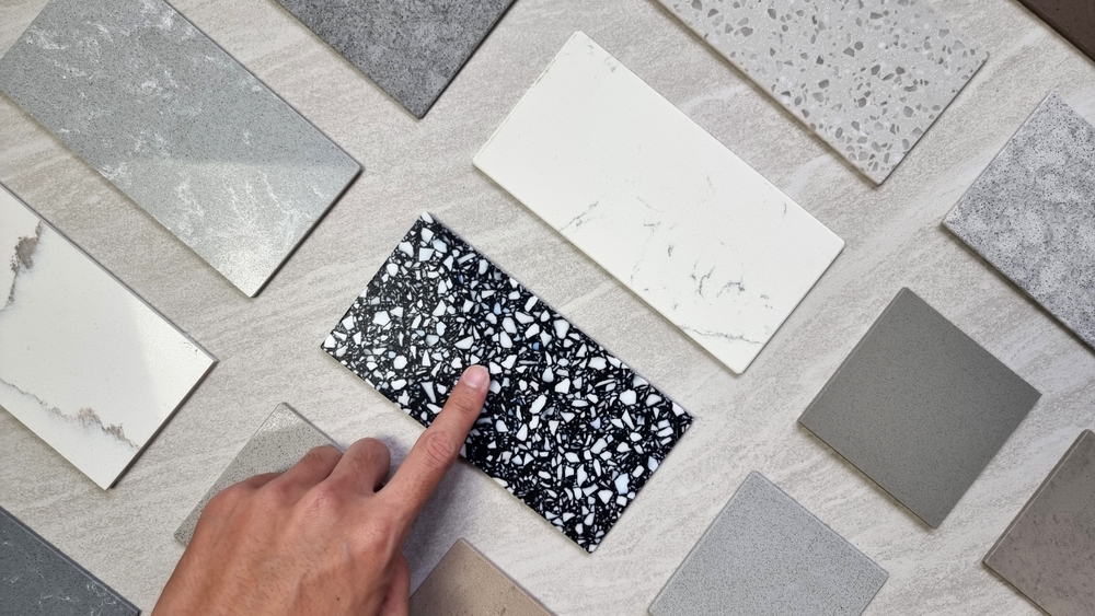 Interior,Designer's,Hand,Selecting,Material,Samples,Palette,Contains,Various,Type,